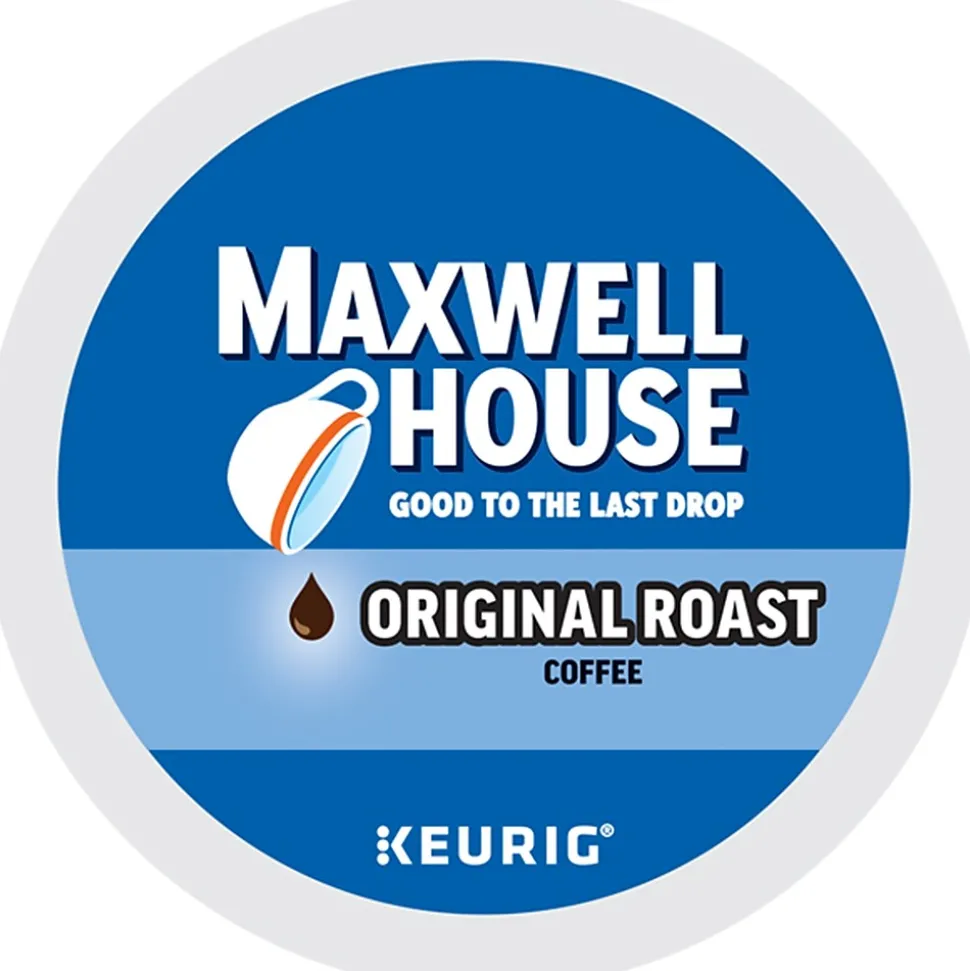 Maxwell House Original Roast Coffee, Keurig K-Cup Pod, Medium Roast, 96/Carton (5469CT)