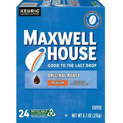 Maxwell House Original Roast Coffee, Keurig K-Cup Pod, Medium Roast, 96/Carton (5469CT)