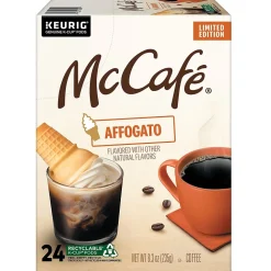 McCafe Affogato Coffee Keurig® K-Cup® Pods, Medium Roast, 24/Pack (5000380446)