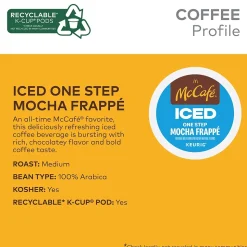 McCafe Mocha Frappe Iced Coffee Keurig® K-Cup® Pods, Medium Roast, 20/Box (5000372394)