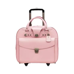 McKlein DENALI 15" Leather Laptop Bag, Pink (99709)