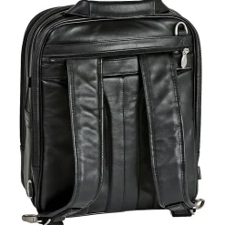 McKlein Laptop Pouch, Black Leather (4165)