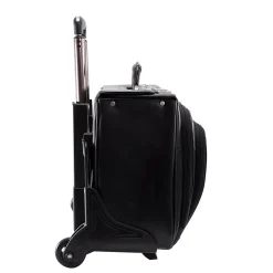 McKlein Laptop Roller, Black Leather (84665)