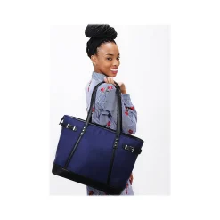 McKlein N Series ARIA Navy Nylon Tote, Medium (17567)