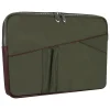 McKlein N Series AUBURN Nylon Laptop Sleeve for 15" Laptops, Green (18321)