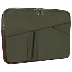 McKlein N Series AUBURN Nylon Laptop Sleeve for 15" Laptops, Green (18321)