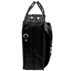 McKlein P Series Laptop Briefcase, Black Nylon (58435)