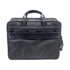 McKlein P Series Laptop Briefcase, Black Nylon (56445)