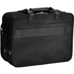 McKlein Roosevelt, Patented Detachable Wheeled Laptop Briefcase, Tech-Lite Ballistic Nylon, Black (74555)