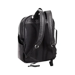 McKlein U Series Englewood Laptop Backpack, Black Leather (78895)