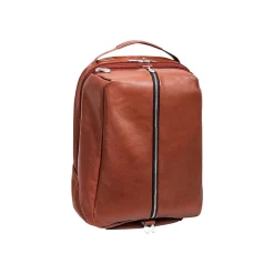 McKlein U Series South Shore Laptop Backpack, Brown Leather (18884)