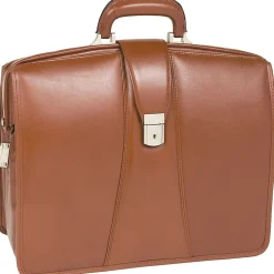 McKlein V Series, HARRISON, Top Grain Cowhide Leather,Partners Laptop Briefcase, Brown (83384)