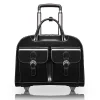 McKlein W Series Laptop Briefcase, Black Leather (96185A)