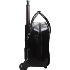 McKlein W Series Laptop Roller, Black Leather (94985)