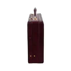McKleinUSA Coughlin V Series Leather Expandable Attache, Burgundy (80466)