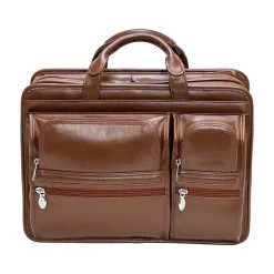 McKleinUSA Hubbard Leather Briefcase, Brown (88434)