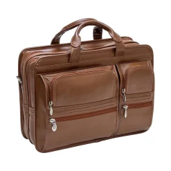 McKleinUSA Hubbard Leather Briefcase, Brown (88434)