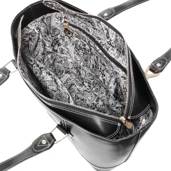 McKleinUSA Leather Ladies' Tote with Tablet Pocket, Black (4T9994)