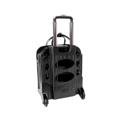 McKleinUSA Melrose W Series Leather Rolling Briefcase, Black (97035)