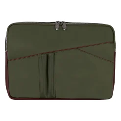 McKleinUSA N Series CRESCENT Nylon Laptop Sleeve for 14" Laptops, Green (18331)