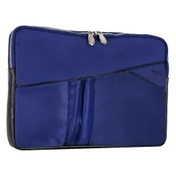 McKleinUSA N Series CRESCENT Nylon Laptop Sleeve for 14" Laptops, Navy (18337)