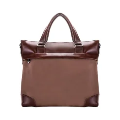 McKleinUSA N Series EASTWARD Nylon Slim Briefcase, Khaki (18394)