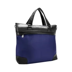 McKleinUSA N Series EASTWARD Nylon Slim Briefcase, Navy/Black (18397)