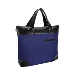 McKleinUSA N Series EASTWARD Nylon Slim Briefcase, Navy/Black (18397)