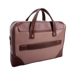 McKleinUSA N Series HARPSWELL Nylon Pocket Briefcase, Khaki (18564)