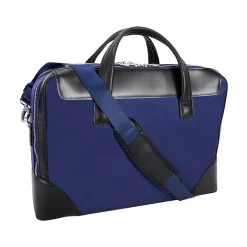 McKleinUSA N Series HARPSWELL Nylon Pocket Briefcase, Navy (18567)