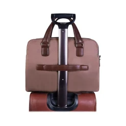 McKleinUSA N Series HARTFORD Nylon Dual Compartment Briefcase, Khaki (18584)