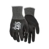 MCR Safety Cut Pro Hypermax Fiber/Polyurethane Work Gloves, Black, S, Pair (92721S)