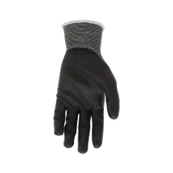 MCR Safety Cut Pro Hypermax Fiber/Polyurethane Work Gloves, Black, S, Pair (92721S)