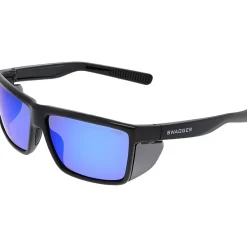 MCR Safety Swagger SR2 Safety Glasses, Polarized, Blue Diamond Mirror Lens (SR218BZ)