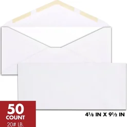 Mead #10 Business Envelopes, 4-1/8