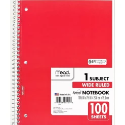 Mead Spiral 1-Subject Notebook, 8