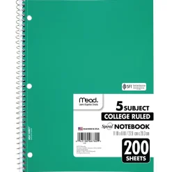Mead 5-Subject Notebook, 8.5