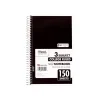 Mead 3-Subject Notebooks, 6" x 9.5", College Ruled, 150 Sheets, Assorted Colors, 12/Carton (06900CT)