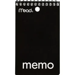 Mead 1-Subject Notebooks, 3" x 5", College Ruled, 60 Sheets, Assorted Colors (45354)