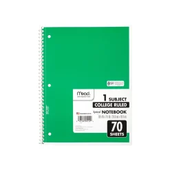 Mead 1-Subject Notebooks, 8