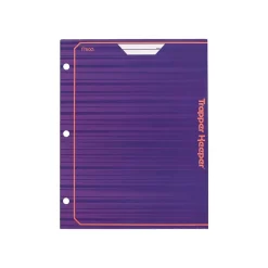 Mead Trapper Keeper 3-Hole Punched 2-Pocket Presentation Folders, Assorted Colors (33100)