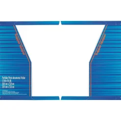 Mead Trapper Keeper 3-Hole Punched 2-Pocket Presentation Folders, Assorted Colors (33100)