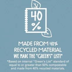 Mead We Mean Green 3-Hole Punched 2-Pocket Paper Folders, Assorted Colors (330000F)