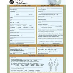 Medical Arts Press® Chiropractic Registration and History Form; Hand