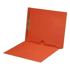 Medical Arts Press End Tab File Folder, Straight Cut, Letter-Size, Orange, 50/Box (S-09018-ORG)