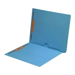 Medical Arts Press End Tab File Folder, Straight Cut, Letter-Size, Blue, 250/Carton (S-09019-BLU-B)