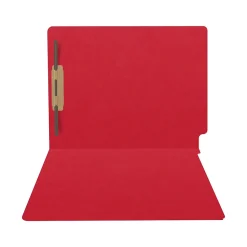 Medical Arts Press Heavy Duty End Tab File Folder, Straight-Cut, Letter Size, Red, 40/Box (S-09461-RED)