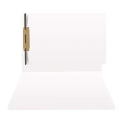 Medical Arts Press Heavy Duty End Tab File Folder, Straight-Cut, Letter Size, White, 40/Box (S-09461-WHT)