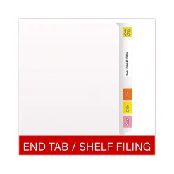 Medical Arts Press Heavy Duty End Tab File Folder, Straight-Cut, Letter Size, White, 40/Box (S-09461-WHT)
