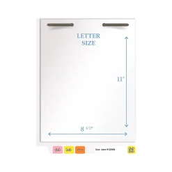 Medical Arts Press Heavy Duty End Tab File Folder, Straight-Cut, Letter Size, White, 40/Box (S-09461-WHT)